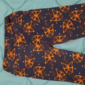 LulaRoe, one size, orange and navy